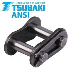 Connecting Link with Spring Clip No. 11/E Tsubaki ANSI (ASA, ex DIN 8188), Premium