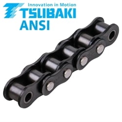 Single-Strand Roller Chains Tsubaki ANSI (ASA, ex DIN 8188) Lambda, Self-Lubricating, Premium
