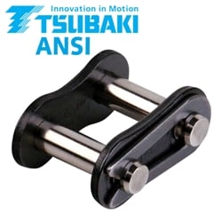 Connecting Link with Spring Clip No. 11/E Tsubaki ANSI (ASA, ex DIN 8188) Lambda, Premium